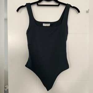 ARITZIA Babaton Forest Green Tank Top Bodysuit S